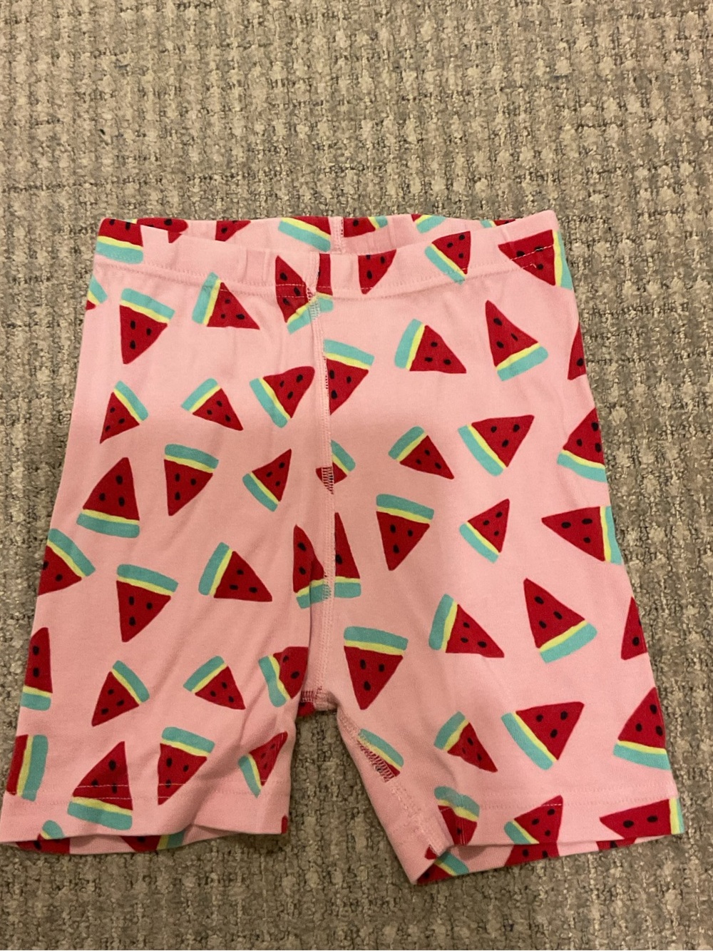 Hanna Andersson Pink Watermelon kids short John pajama shorts 140 10 cotton